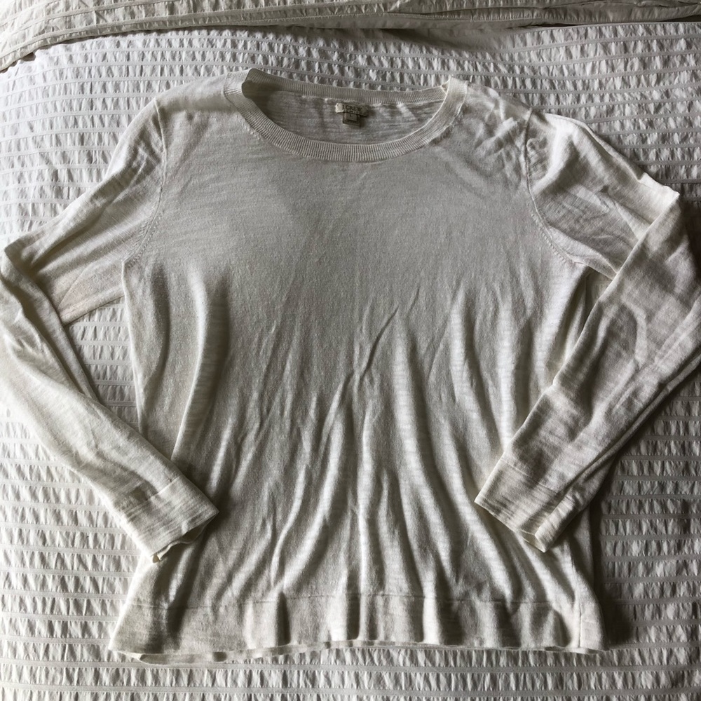 White Cotton Sweater